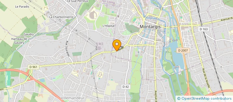 localisation de l'entreprise MADAME DE TAVERT à MONTARGIS