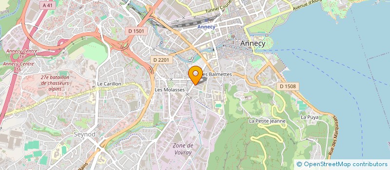 localisation de l'entreprise MADAME DEAMOU KPAN à ANNECY