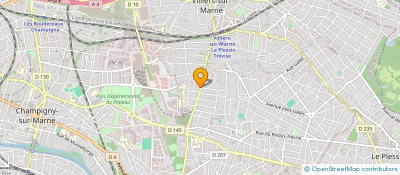 localisation de l'entreprise MADAME DEANA BOUREL à CHAMPIGNY-SUR-MARNE