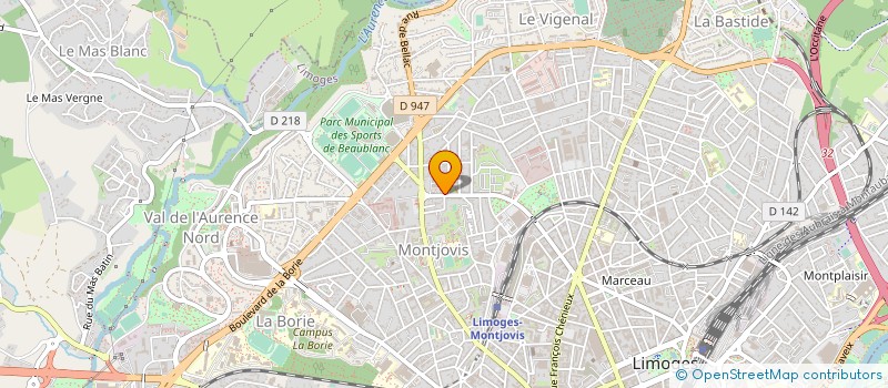 localisation de l'entreprise MADAME DEBHORAH BILEZIKJIAN à LIMOGES