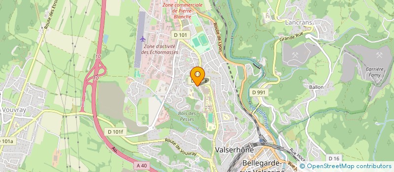 localisation de l'entreprise MADAME DEBORA ALLEGRE à VALSERHONE