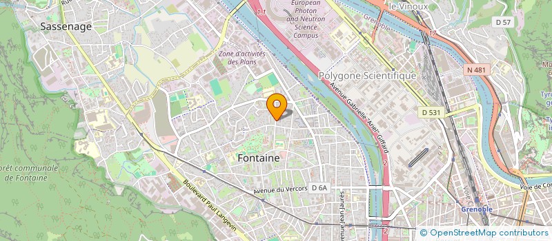 localisation de l'entreprise MADAME DEBORA BATTAGLIA  FONTAINE