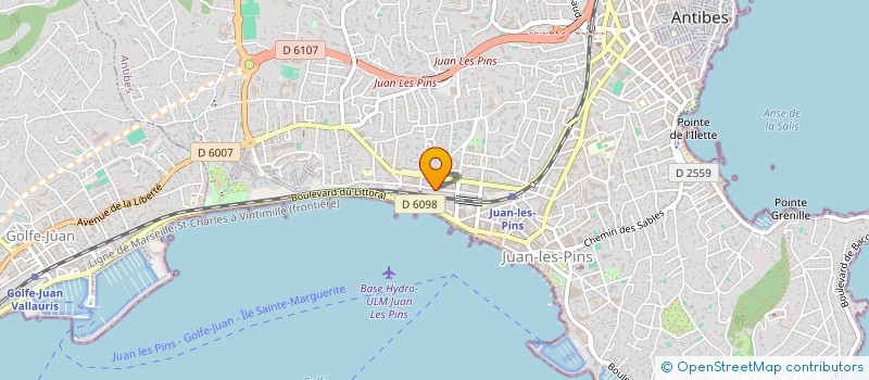 localisation de l'entreprise MADAME DEBORA CAMPAGNANO à ANTIBES