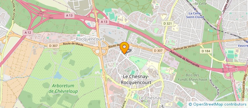 localisation de l'entreprise MADAME DEBORA DANEZI WASEM à LE CHESNAY-ROCQUENCOURT