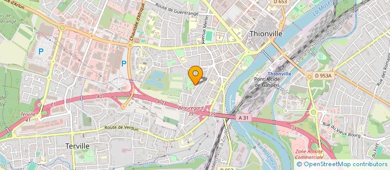 localisation de l'entreprise MADAME DEBORA DEBORA GARCIA FONTAINE  THIONVILLE