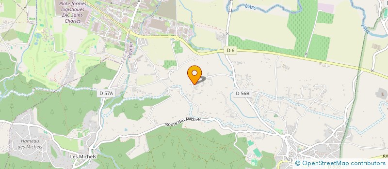 localisation de l'entreprise MADAME DEBORA DELBOE  LAMBESC