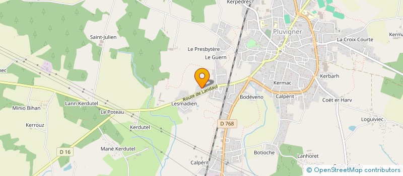 localisation de l'entreprise MADAME DEBORA DOMINGUES RAMOS  PLUVIGNER