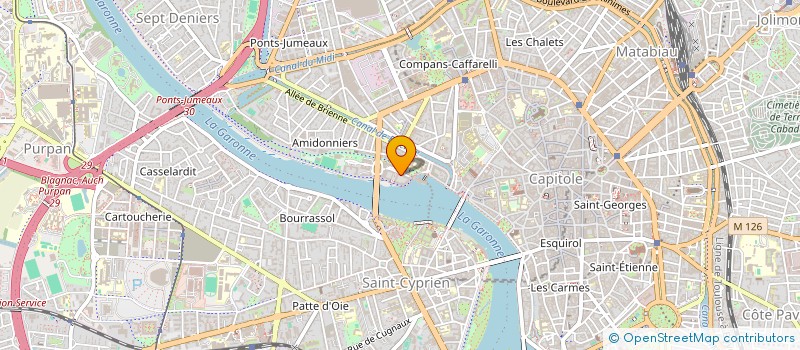 localisation de l'entreprise MADAME DEBORA GALEANO SERVIAN à TOULOUSE