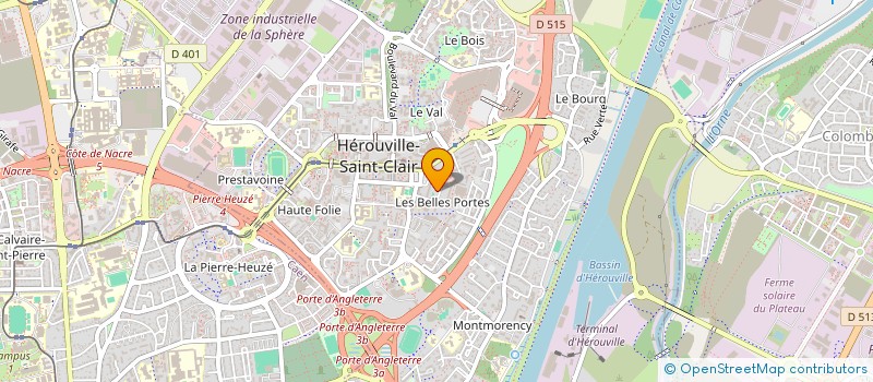 localisation de l'entreprise MADAME DEBORA GUILLEMETTE à HEROUVILLE SAINT CLAIR