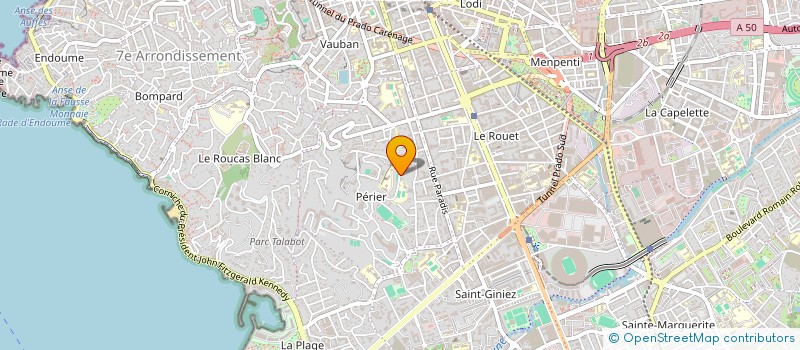 localisation de l'entreprise MADAME DEBORA LESME à MARSEILLE