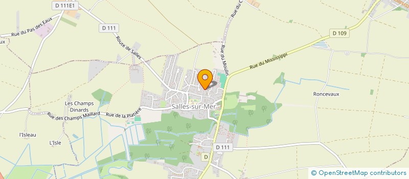 localisation de l'entreprise MADAME DEBORA MARGAUD  SALLES-SUR-MER