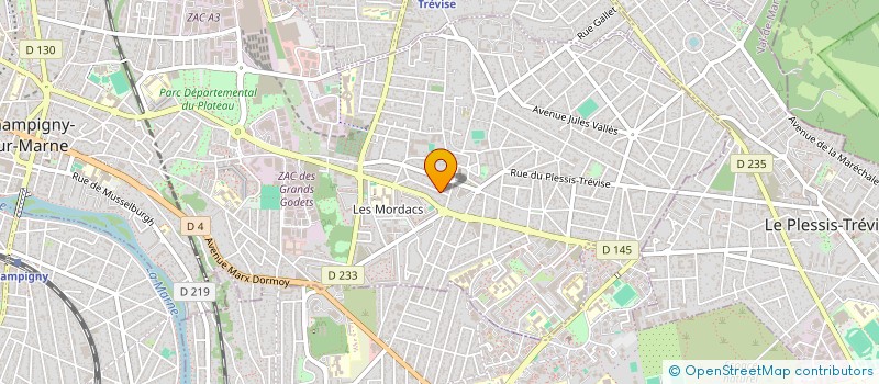 localisation de l'entreprise MADAME DEBORA OLIVEIRA PICOLLI  CHAMPIGNY-SUR-MARNE