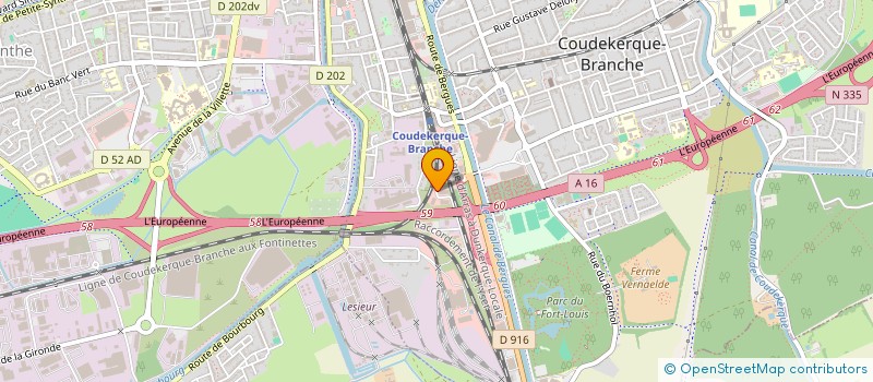 localisation de l'entreprise MADAME DEBORA ROSIEUW  COUDEKERQUE-BRANCHE