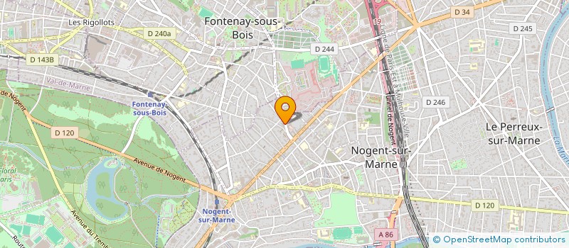 localisation de l'entreprise MADAME DEBORA SOARES LEITE à NOGENT-SUR-MARNE