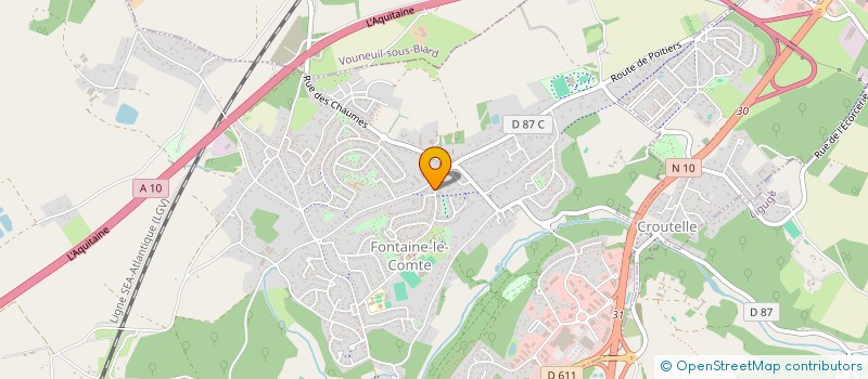 localisation de l'entreprise MADAME DEBORA TENOT  FONTAINE-LE-COMTE