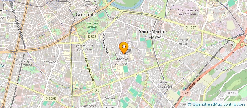 localisation de l'entreprise MADAME DEBORAH ADJI ANASTASIOU  GRENOBLE