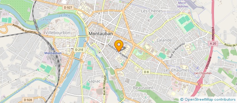 localisation de l'entreprise MADAME DEBORAH ADOU à MONTAUBAN