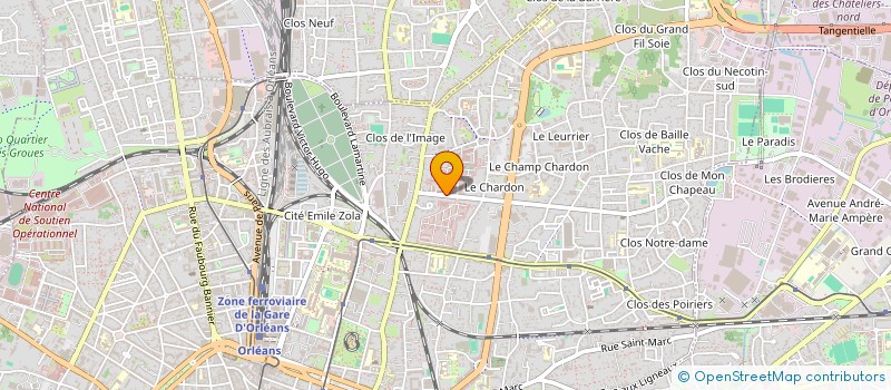 localisation de l'entreprise MADAME DEBORAH AMANCY  ORLEANS
