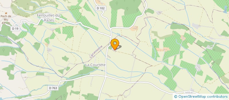 localisation de l'entreprise MADAME DEBORAH ANN FULLER  LA COURTETE