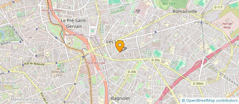 localisation de l'entreprise MADAME DEBORAH ATTIAS  LES LILAS