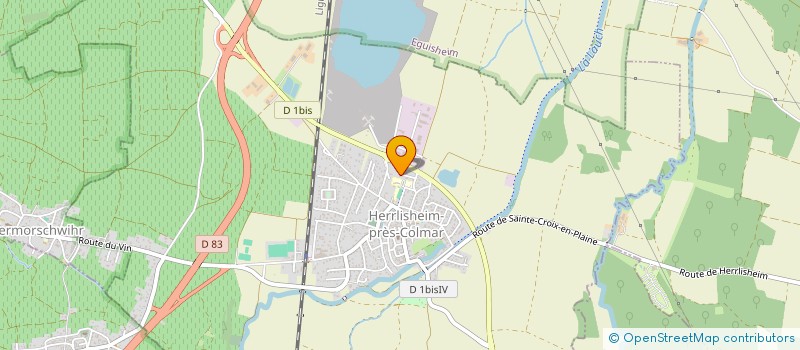 localisation de l'entreprise MADAME DEBORAH AUBRY  HERRLISHEIM-PRES-COLMAR