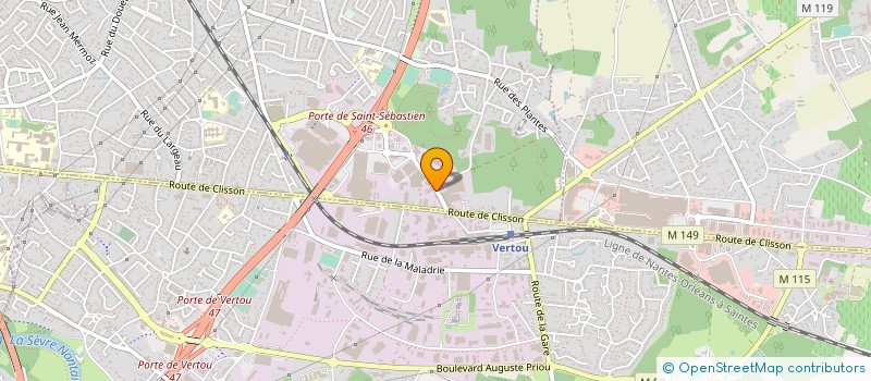 localisation de l'entreprise MADAME DEBORAH AUDIBERT à SAINT-SEBASTIEN-SUR-LOIRE
