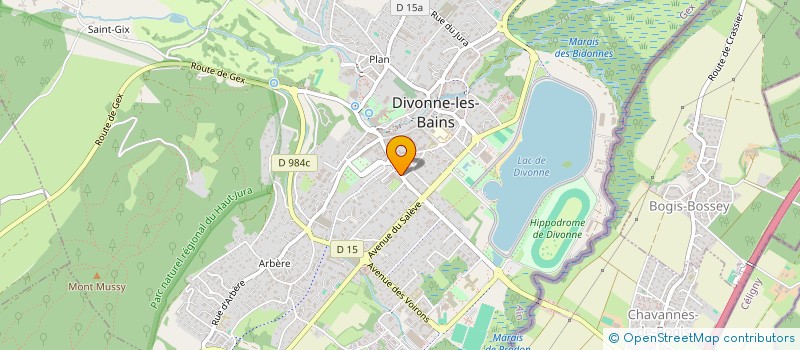 localisation de l'entreprise MADAME DEBORAH AUGAGNEUR  GEX