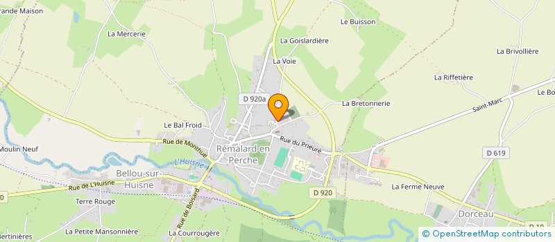 localisation de l'entreprise MADAME DEBORAH BAILLON à BRETONCELLES
