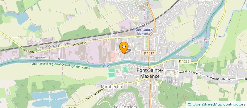 localisation de l'entreprise MADAME DEBORAH BALLAND  PONT-SAINTE-MAXENCE