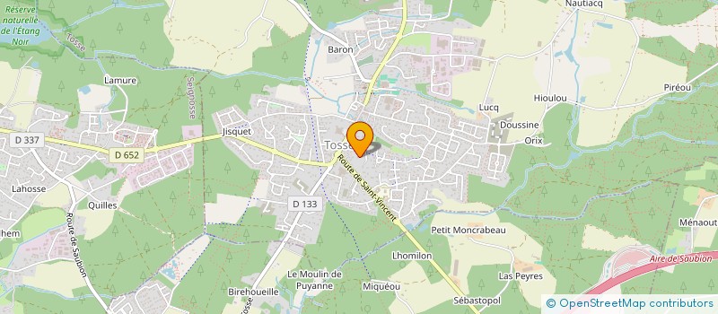 localisation de l'entreprise MADAME DEBORAH BARANES  TOSSE