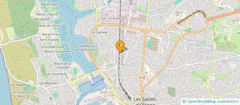 localisation de l'entreprise MADAME DEBORAH BARELLA  LES SABLES D'OLONNE