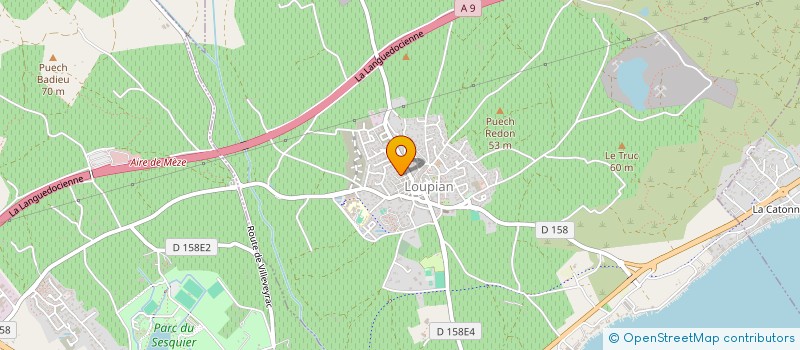 localisation de l'entreprise MADAME DEBORAH BARNES à LOUPIAN
