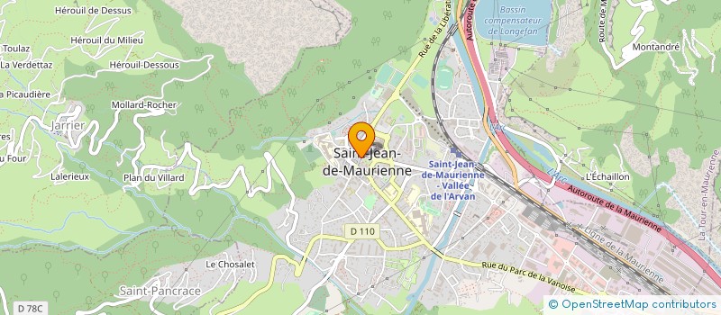 localisation de l'entreprise MADAME DEBORAH BASSI  SAINT-JEAN-DE-MAURIENNE