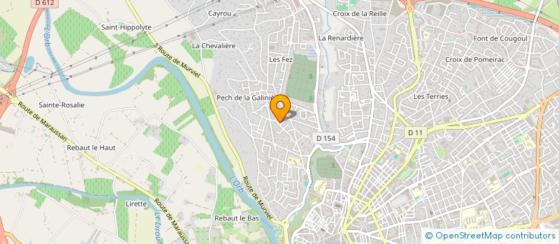 localisation de l'entreprise MADAME DEBORAH BAUTE à BEZIERS