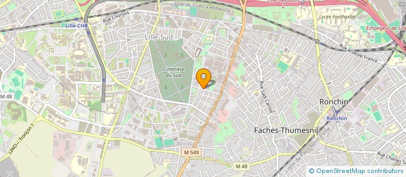 localisation de l'entreprise MADAME DEBORAH BEAUNAT à LILLE