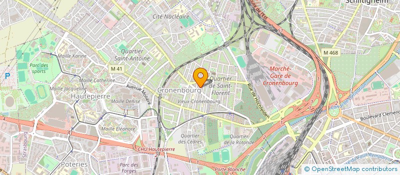 localisation de l'entreprise MADAME DEBORAH BECKER à STRASBOURG