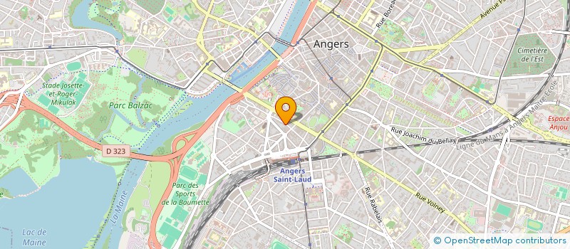 localisation de l'entreprise MADAME DEBORAH BENICHOU à ANGERS