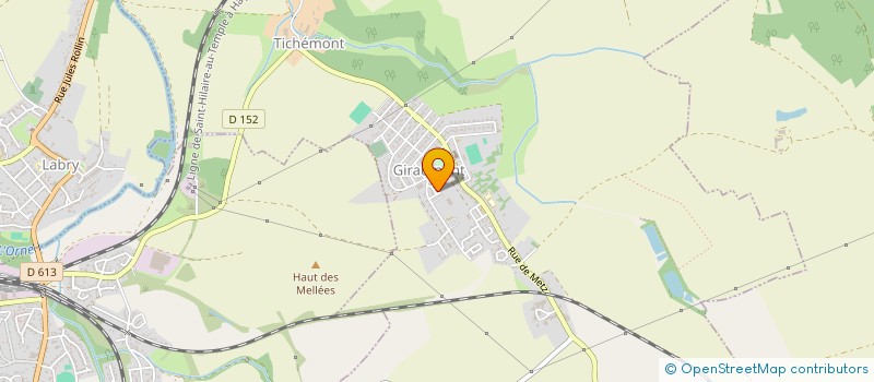 localisation de l'entreprise MADAME DEBORAH BERAUD  GIRAUMONT