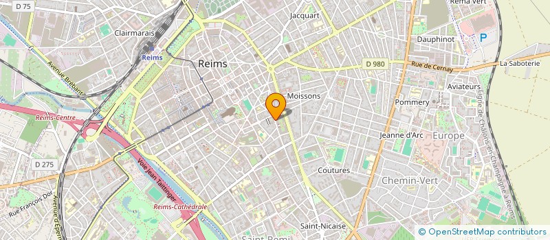 localisation de l'entreprise MADAME DEBORAH BIBOLLET  REIMS