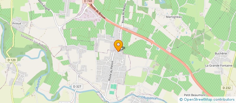 localisation de l'entreprise MADAME DEBORAH BIGOT  SAINT-MELAINE-SUR-AUBANCE