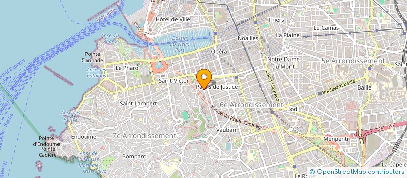 localisation de l'entreprise MADAME DEBORAH BITTON  MARSEILLE