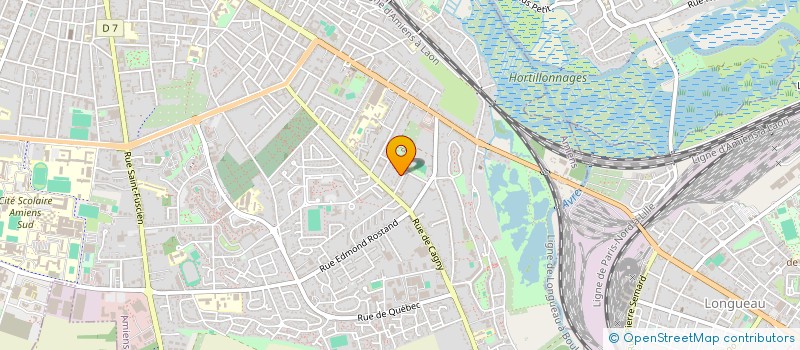 localisation de l'entreprise MADAME DEBORAH BIZIMANA  AMIENS