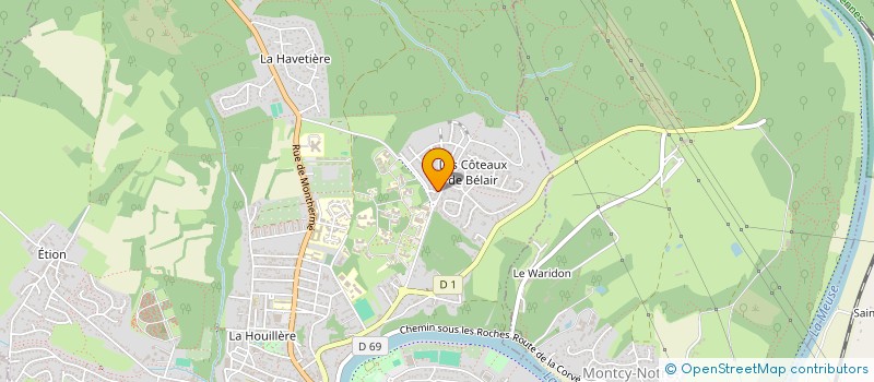 localisation de l'entreprise MADAME DEBORAH BLONDEAU  CHARLEVILLE-MEZIERES