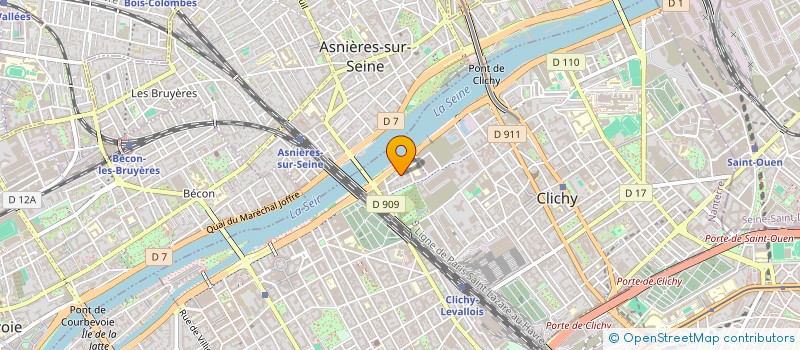 localisation de l'entreprise MADAME DEBORAH BONNOT à CLICHY