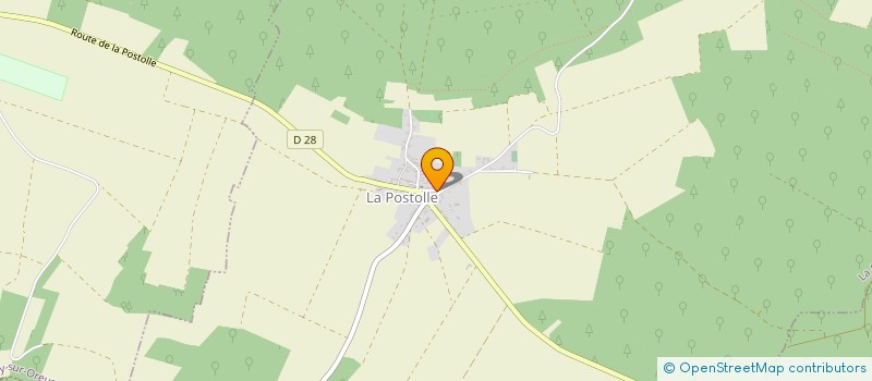 localisation de l'entreprise MADAME DEBORAH BOURDON  LA POSTOLLE