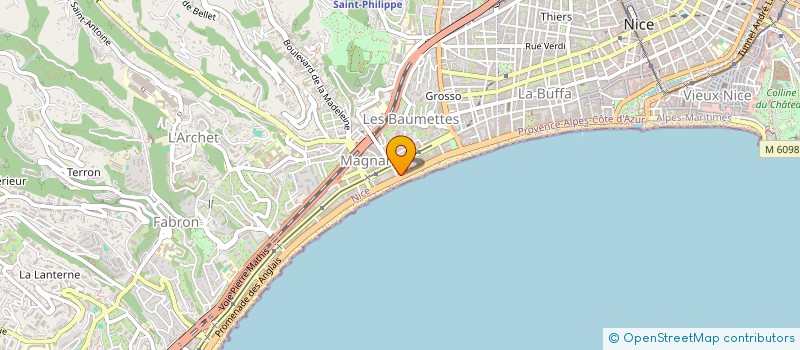 localisation de l'entreprise MADAME DEBORAH BRAUN à NICE