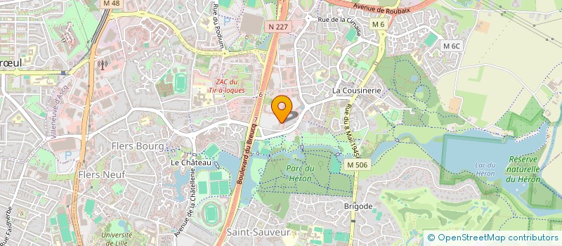 localisation de l'entreprise MADAME DEBORAH BRIDOUX  VILLENEUVE-D'ASCQ