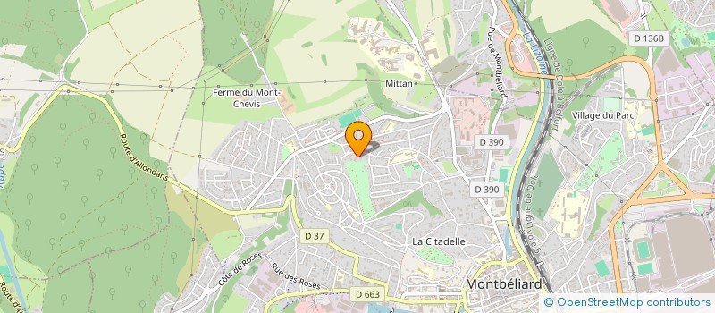 localisation de l'entreprise MADAME DEBORAH BRON à MONTBELIARD