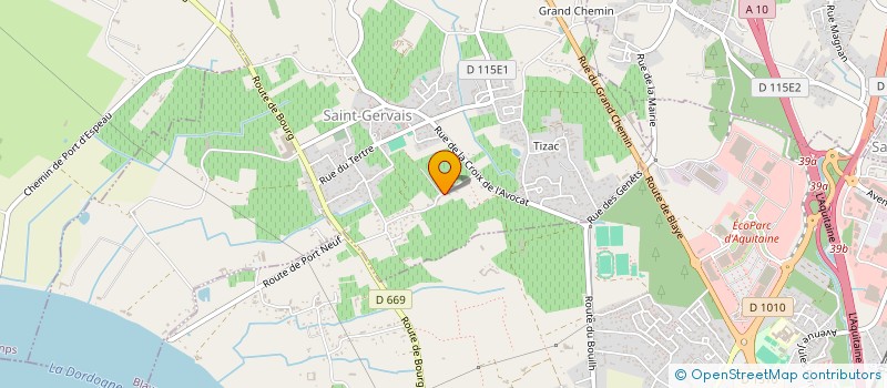 localisation de l'entreprise MADAME DEBORAH BUREAU  SAINT-GERVAIS