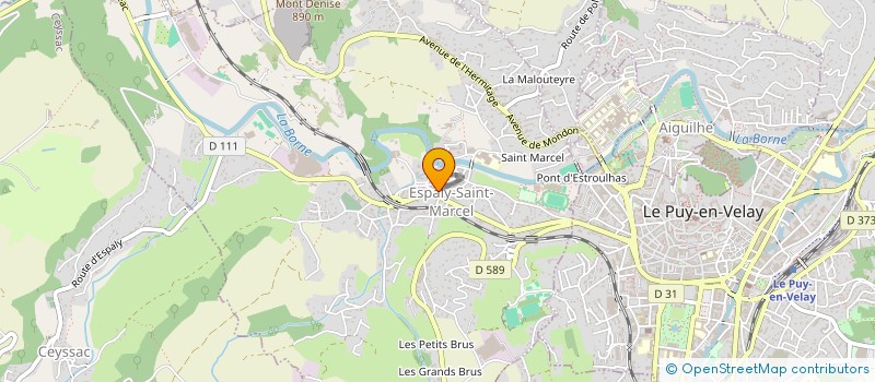 localisation de l'entreprise MADAME DEBORAH BUSSAC  ESPALY-SAINT-MARCEL